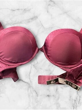 Victoria's Secret Molded Push-Up Bra in Deep Berry